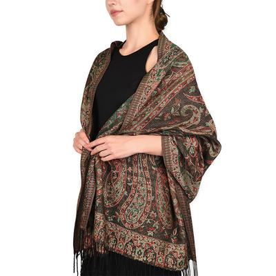 Luxusní podzimní kašmírová pashmina šála Dámský přehoz Teplé zimní šály Designový potisk Dámský foulard Bavlněné šály Šátek