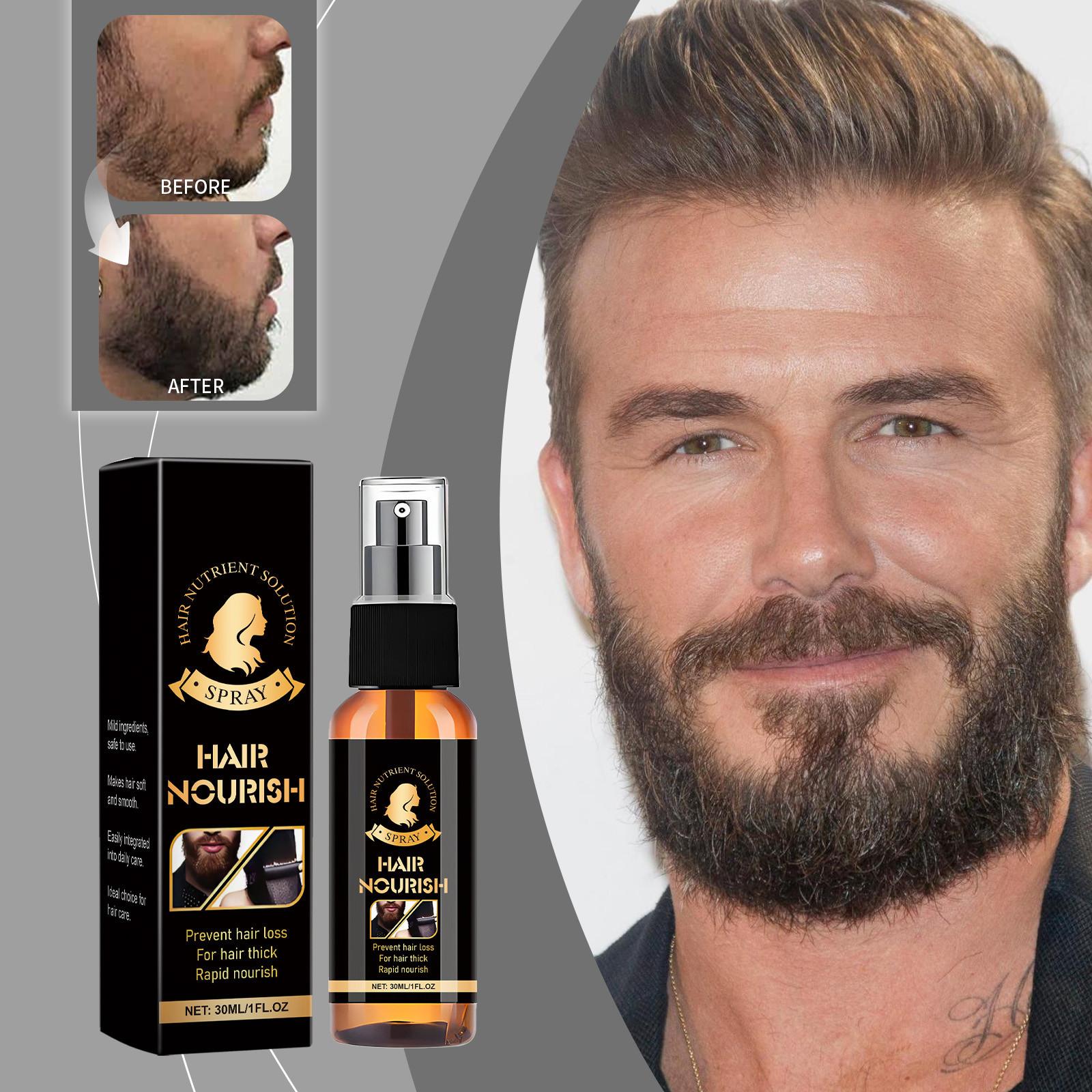Hair And Beard Growth Oil Nourishes And Strengthens Hair Follicles, Making Them Thick. Hair Care Oil,30ML One Size чёрный