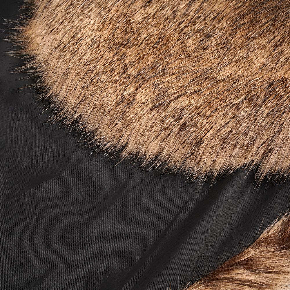 Popular imitation fur shawl lapel bride cheongsam European and American autumn and winter imitation fox fur cape shawl