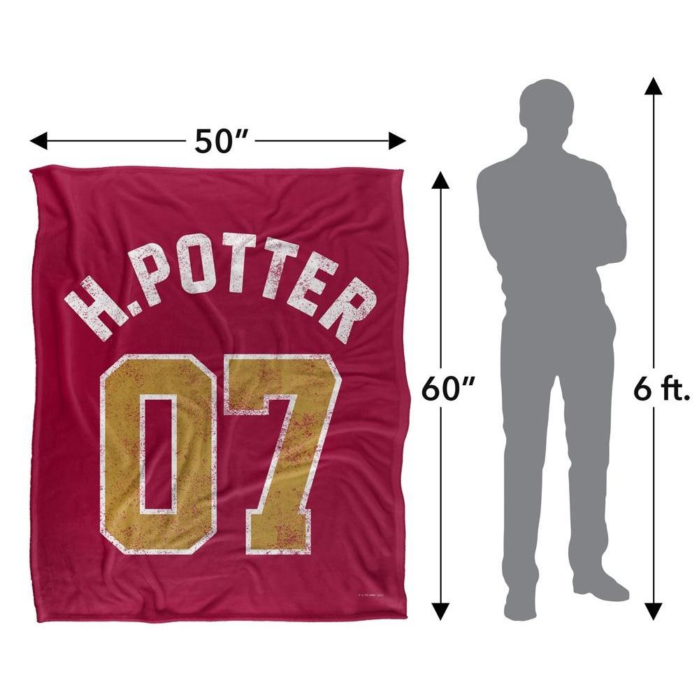 Harry Potter Silky Varsity Supersoft Blanket
