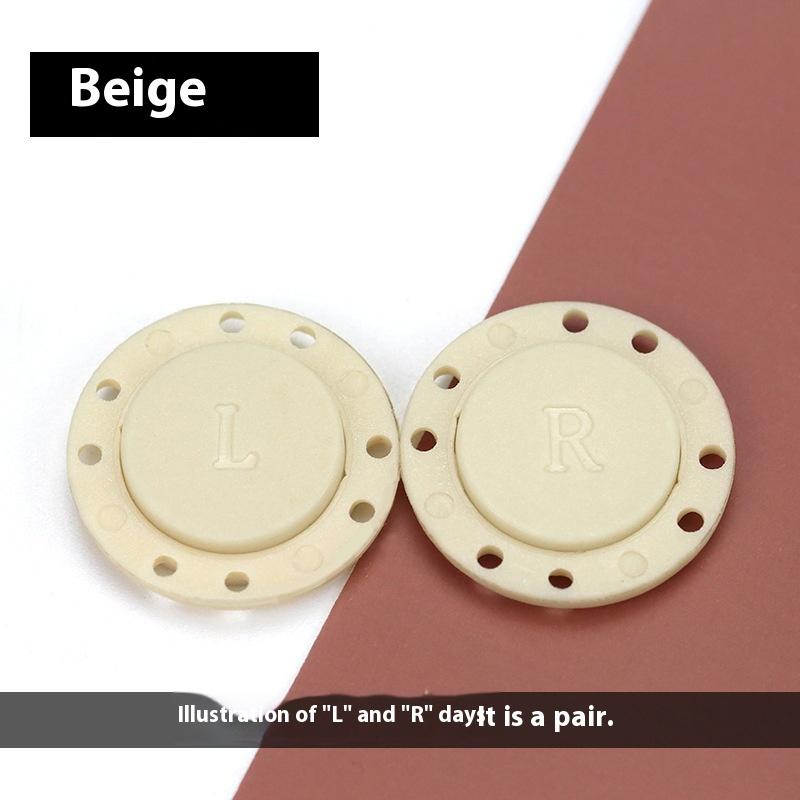 A Pair Magnet Buttons Sewing Supplies Magnetic Clothing Invisible Magnet Buttons Metal Buttons Handmade DIY Clothing Decoration