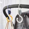 10Pcs Non-Marking Universal S Hooks Hanging Shopping Pram Hook Clothesline Hooks  Bathroom