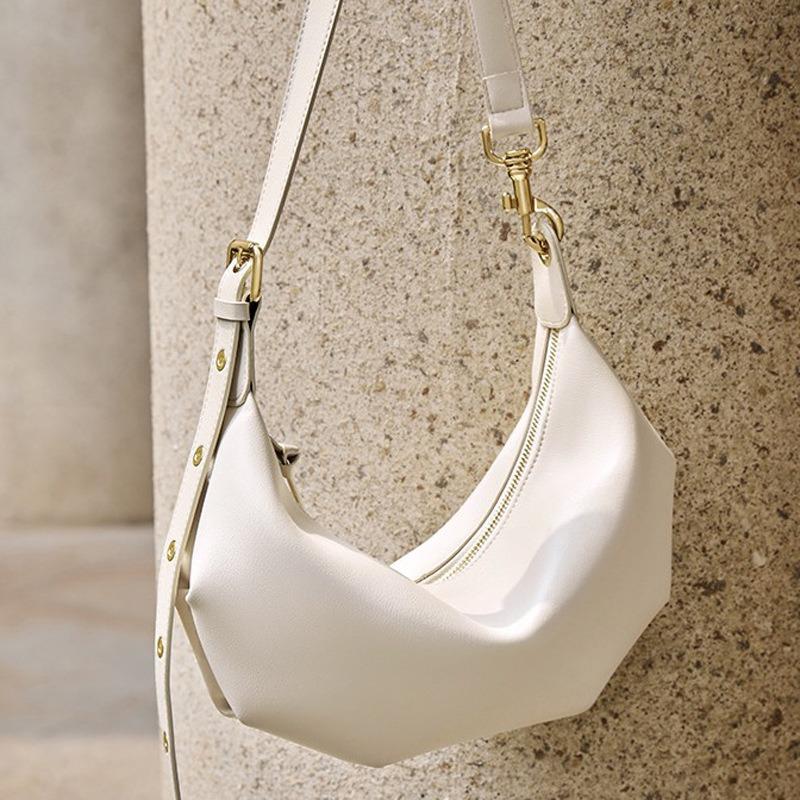 Retro Nische Knödeltasche Damen Herbst und Winter Tide Mode Achseltasche Große Kapazität Umhängetasche Einzelne Schulter Croissant