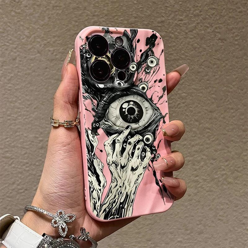 Dark Wind Buthulhu Eye for Apple 17Pro Phone Case iPhone16 Folds 15/14/13/12 Soft
