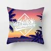 45X45CM Summer Beach Charming Landscape Pillowcase Palm Tree Plant  Bed Sofa Car Cushion Cover Home Decoration