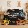 Klasická F-FNAF Hororová Hra Freddy Flanelová Deka Měkká Teplá Přehozová Deka do Ložnice Obývacího Pokojí Postele Cestování Kempování Piknik