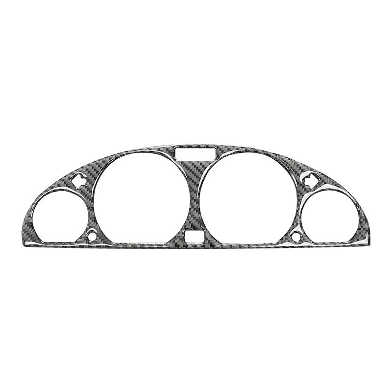 For BMW 3 Series E46 M3 1999-2004 Accessories Carbon Fiber Interior Car Speedometer Surround Decor Frame Trim Cover Stickers