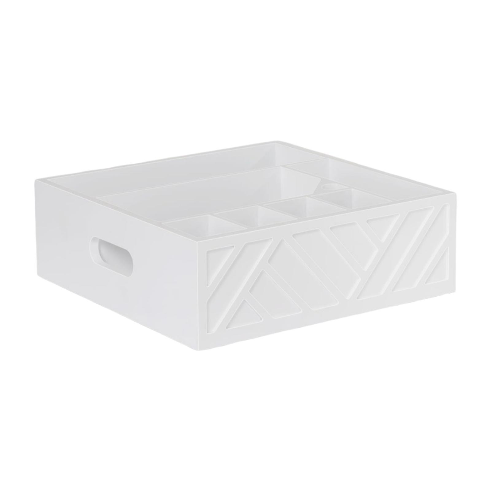 

Utensil Holder for Party Paper Plate Organizer for Countertop for Spoon BBQ белый