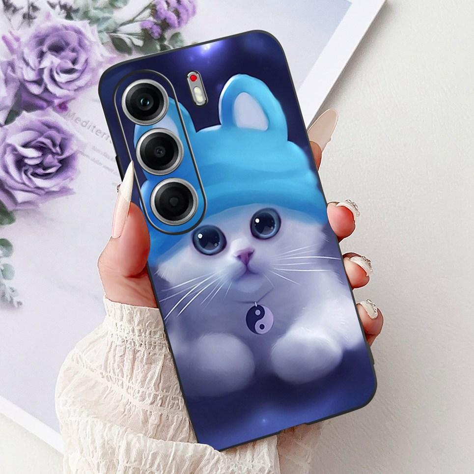 Cool Dragon Lion Tiger Cartoon Pattern Casing For Tecno Camon 40 Pro 5G CM7 Case Camon40 40Pro 5G 6.78" Soft Silicone Back Cover