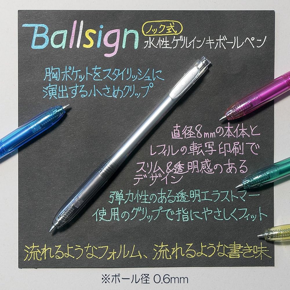 Sakura Cray-Pas Metallic Ballpoint Pen 5 Colors 0.7mm Ballpoint Pen Set