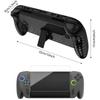 Flexible Silicone Protective Cover With AntiScratch Tempered Glass Film Portable Carrying Case For Video Game Consoles