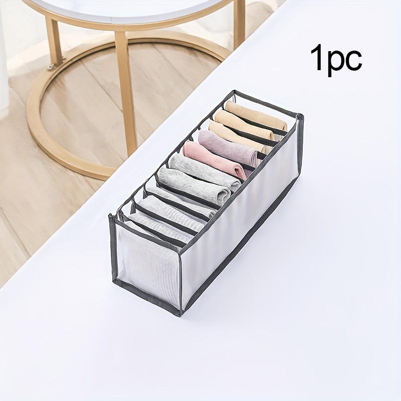 1/3/6pcs-Underwear Drawer Organizer Storage Box Foldable Closet Organizers Drawer Divider Storage Boxes For Underpants Socks Bra