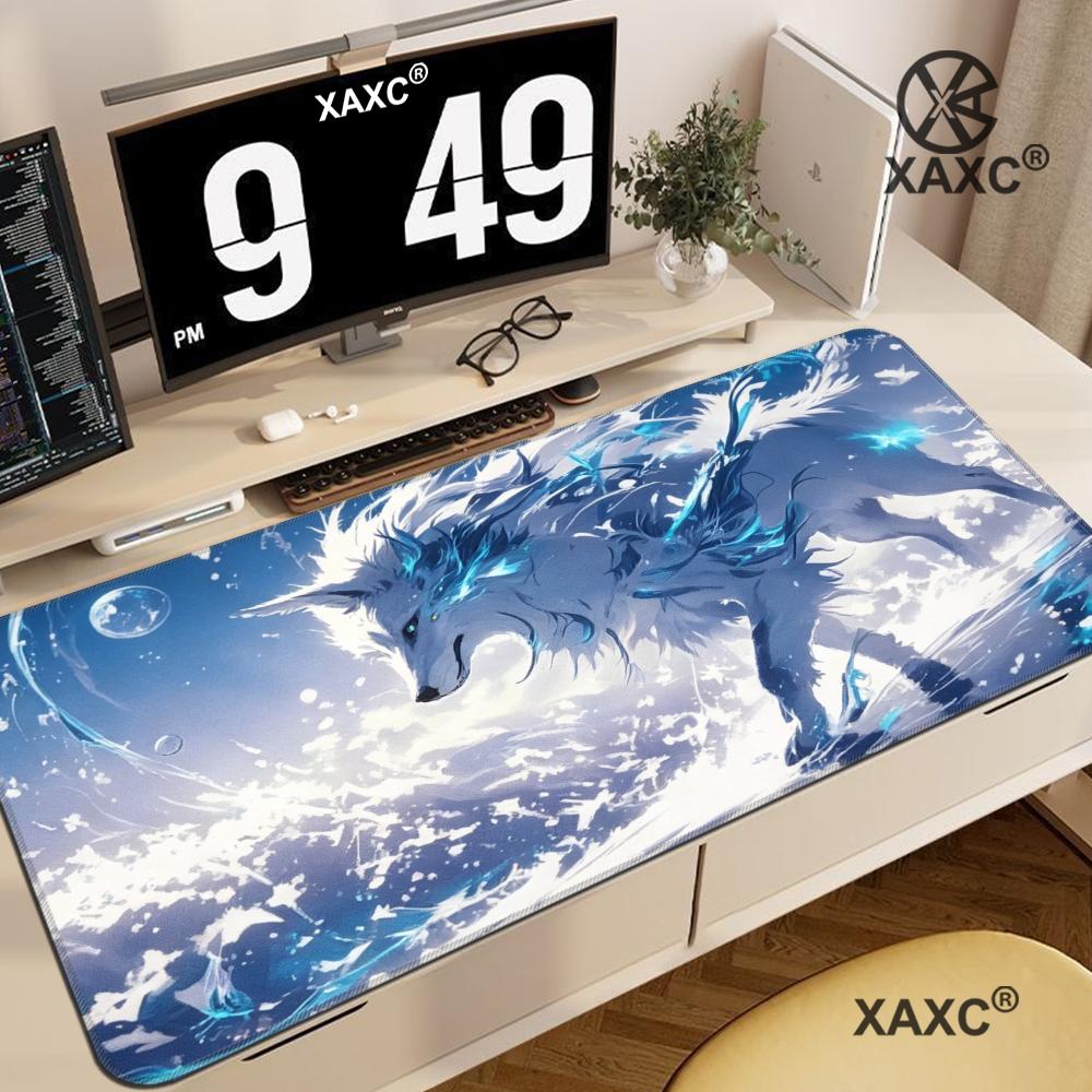 Cartoon Fox XXL Mouse Pad Large Computer Game Accessories Cute HYBXXC Gamer Professional High Quality Rubber Pads Desk mat