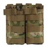 Tactical MOLLE Double Open Top Mag Pouch M4/M16 Magazine Pouch Airsoft Military Paintball Gear Shotgun Vest Accessory Pack