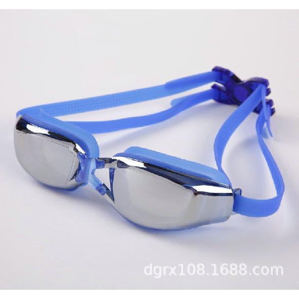New swimming goggles and swimming equipment  Electroplated prescription swimming goggles for adults, waterproof and anti-fog silicone swim glasses