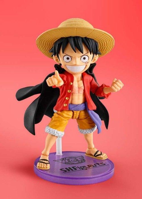 Figurine One Piece - Monkey.D.Luffy World Collectable Figure× S.H.Figuarts 8cm