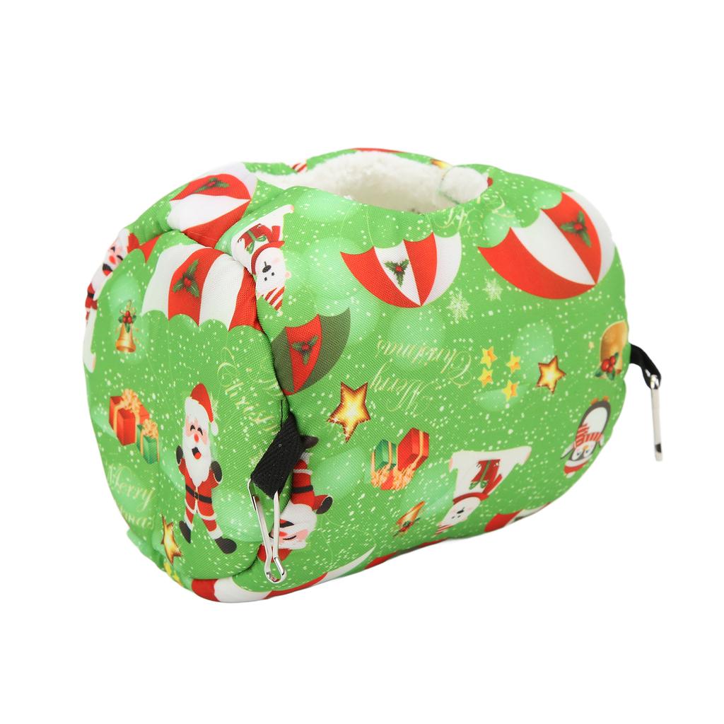 Small Pet Hanging Tunnel Hamster Winter Warm Hammock Cage for Sugar Glider HedgehogHanging Tunnel Green