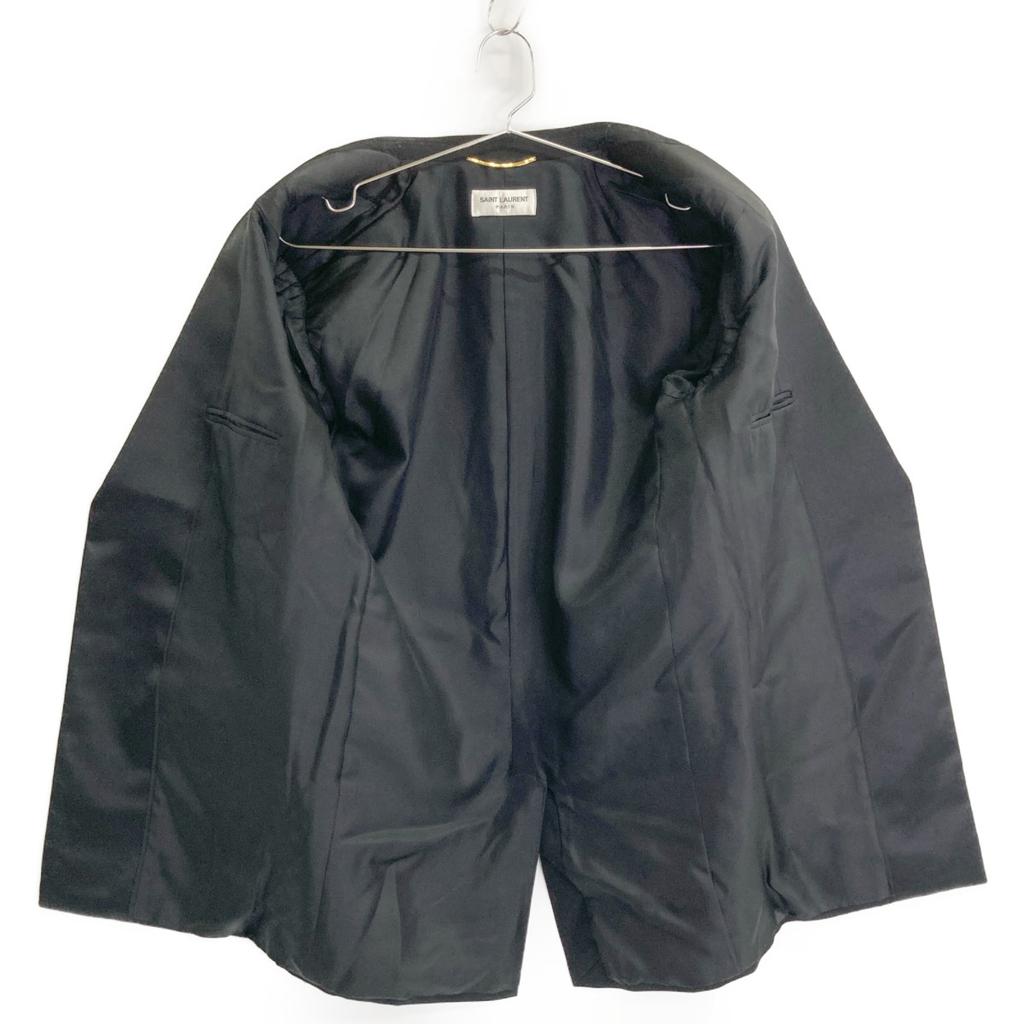 SAINT LAURENT PARIS Black 515222 Taxi Seat Jacket Jacket F34 blackUsed