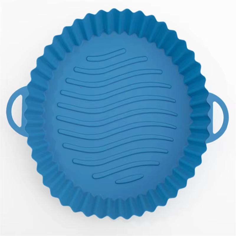 Air Fryer Silicone Liners Air Fryer Silicone Pot Reusable Silicone Air Fryer Liners Food Safe Non Stick Air Fryer Basket Accesso