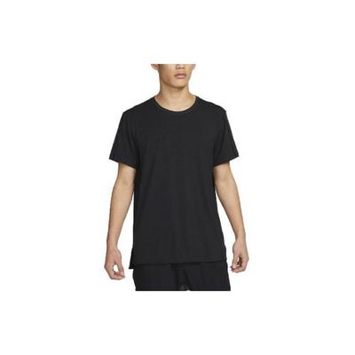 Yoga Dri-Fit Rundhals Kurzarm T-Shirt Herren Oberteile Schwarz DM7826-010