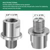 Lathe Headstock Spindle Adapter Compact Woodworking Lathe Headstock Spindle Adapter Sturdy 1inx8TPI Male Thread for Faceplates