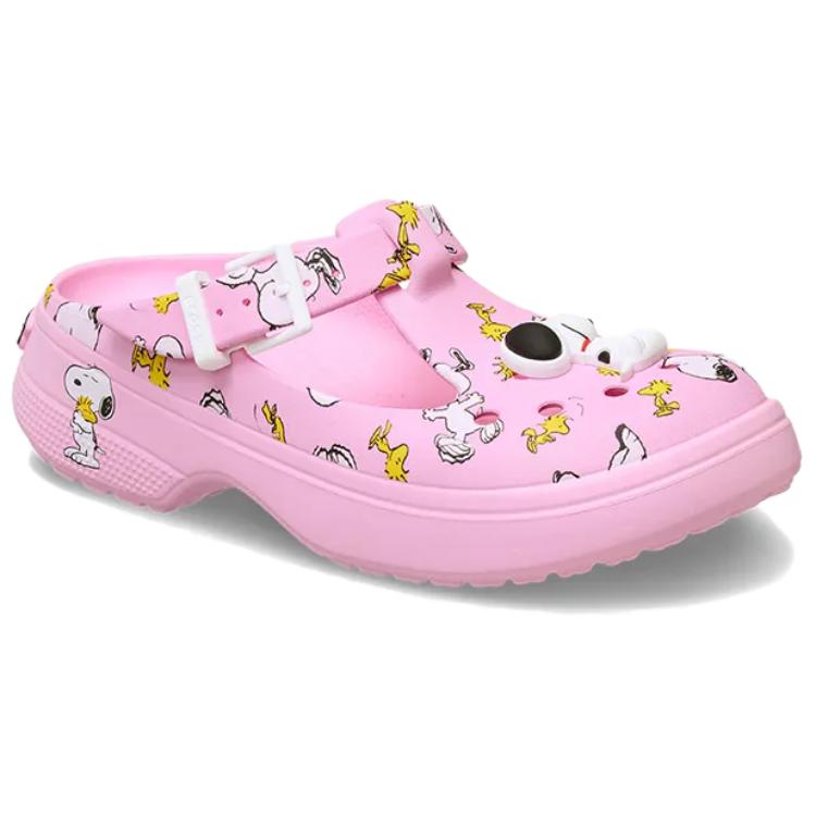 Crocs Mary Jane Clog Peanuts Snoopy And Woodstock Women's 211130-90H