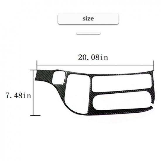 Fits Honda Odyssey 2005-2010 Carbon Fiber Automatic AC Control Frame Cover Trim