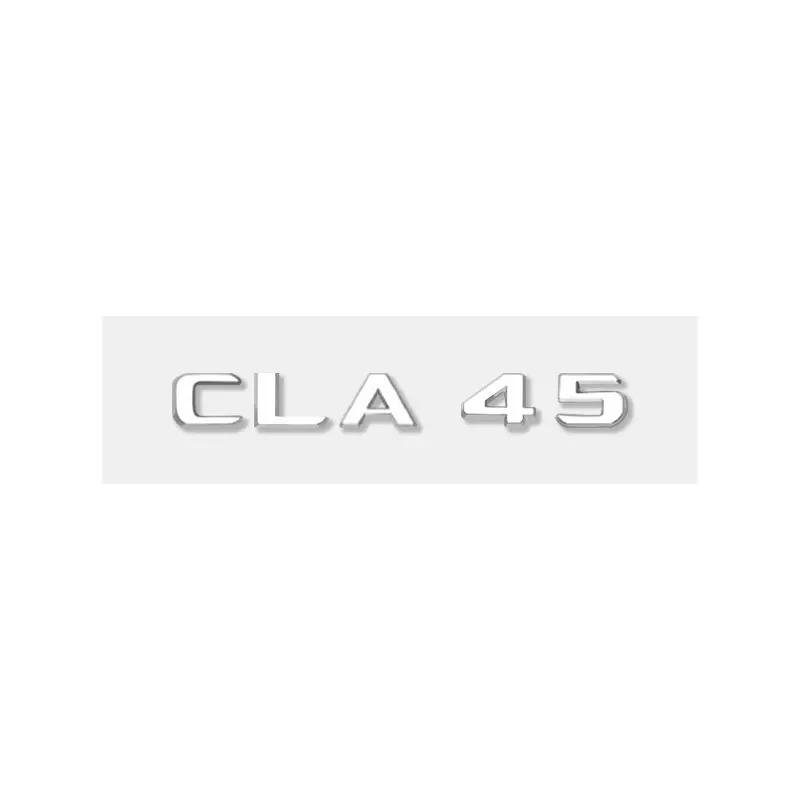 BKS2 CLA45 CLA200 CLA250 CLA200d letter logo car sticker for mercedes benz CLA class refit rear boot logo trunk displacement label