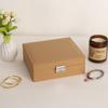 Multi-Layer Large Capacity Jewelry Organizer Box With Lock PU Leather Storage Earrings Bracelets Necklaces