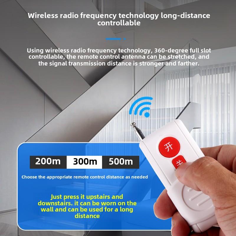 Wireless remote control switch can pass through wall socket switch controller household intelligent remote control socket switch