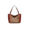 New COACH Canvas Pebbled Leather Tote Bag, Shopping Bag, Handbag, Shoulder Bag Women's Brown C8354-B4NQ4