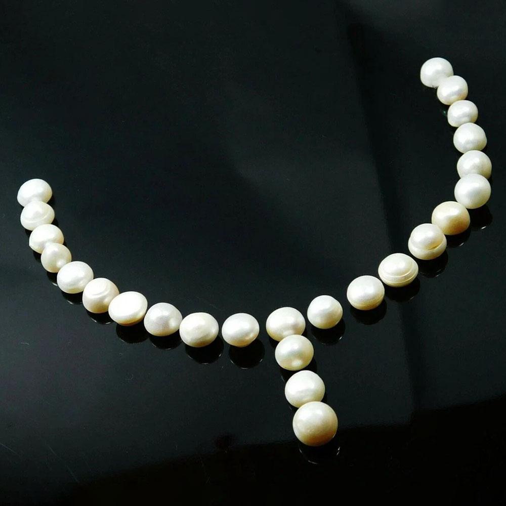 Lot of 24 Natural White South Sea Pearls – 6-9 Ct, High Luster, Certified Natural Pearl Gemstone