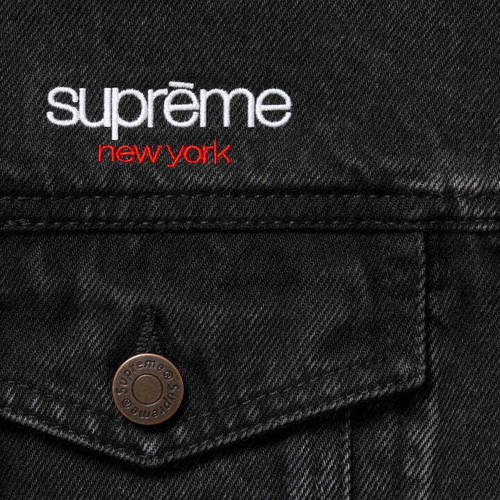 Supreme Denim Trucker Jacket Black