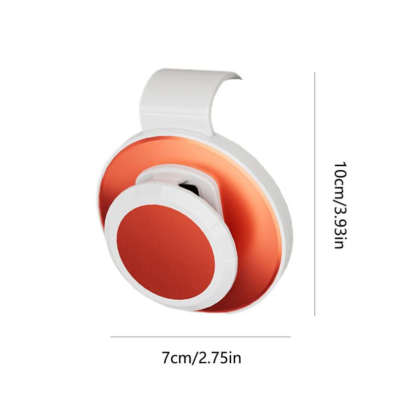 Car Sunglass Holder Clip Round Shape Car Visor Sunglasses Holder Small Fashion Ticket Card Clip Auto Sunglasses Holder Aluminum