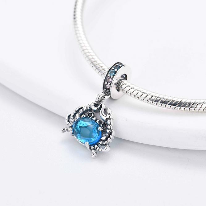 New In Spring Ocean Fish Crab Charms Copper Bead Fit Original Bracelets Pandenttrinket For Diy Jewelry Gifts