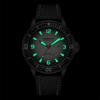 AOCASDIY Top Brand All Five Oceans Series Joint Fashion Leisure Leather Strap Super Luminous Men's Waterproof Watch