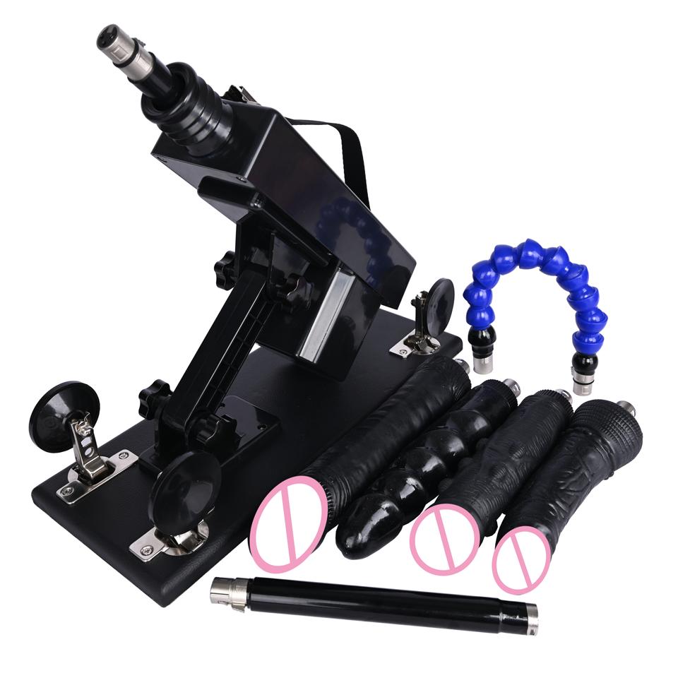 Automatic Sex Machine with Dildos Love Machine Masturbation Pumping Gun for Couple Men Adult Toys