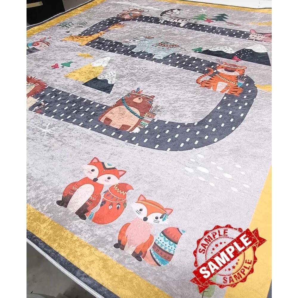 Escher Style Art Illustration Rug Architectural Design Modern Decorative Carpet for Living Room Home Interior Decoration