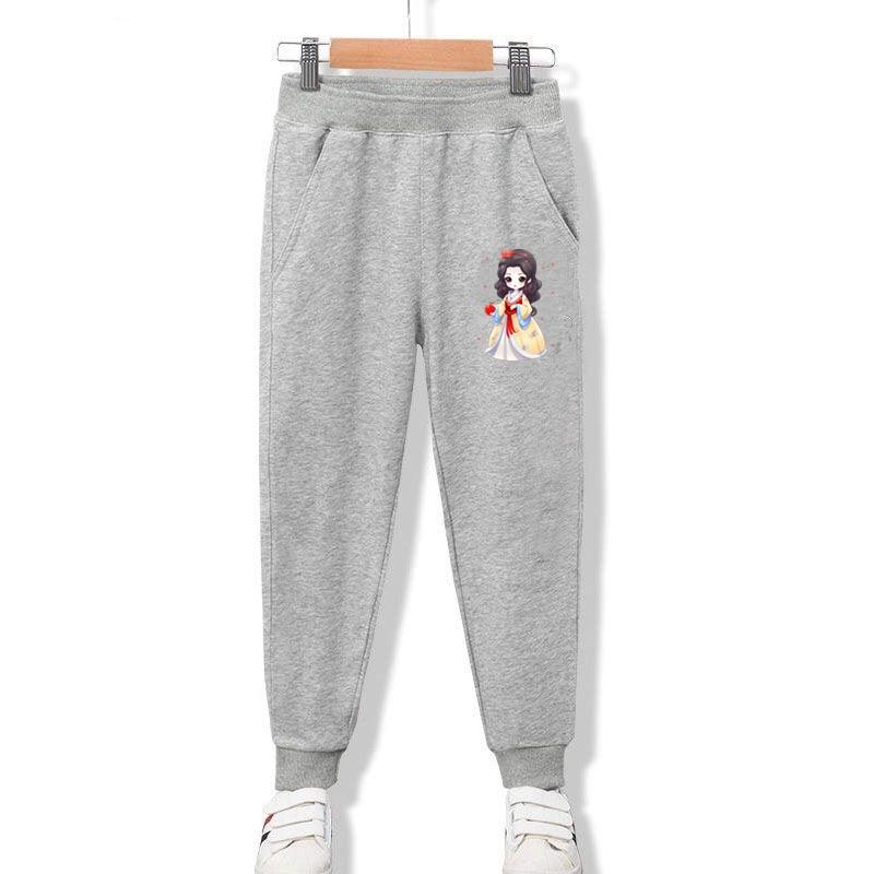 

3-14 Years Girls Spring Sport Pants Comfortable Jogger Pants Children Birthday Present Rabbit Ear Print Trousers 170cm