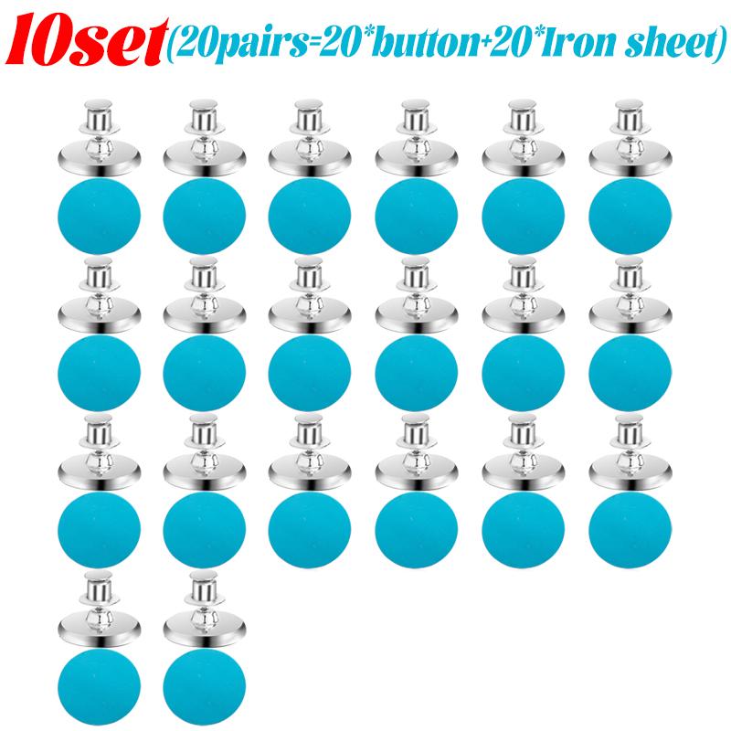 Metal Magnetic Hook Suitable for Curtains Easy To Install Wall Mounted Magnetic Buckle Shower Curtain Fixed Household Acssory 20MM