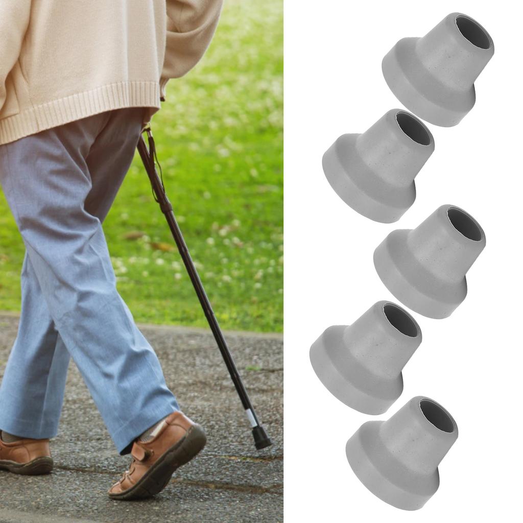 5Pcs   Crutch Tips   Crutch Tips 16mm Replacement Crutch Tips with Metal Gaskets for Canes