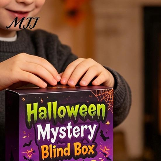 Squeeze Stress Ball Halloween Toy Advent Calendar, 24 Day Ghost Pumpkin Fidget Decompression Toys Set, Collectible Figures Gift Box for