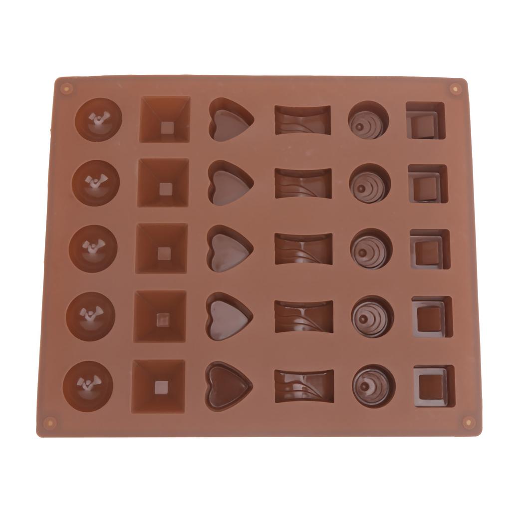 Chocolate Mold Silicone Candies Cake   Mould Geometric Shape Kitchen Baking Tool