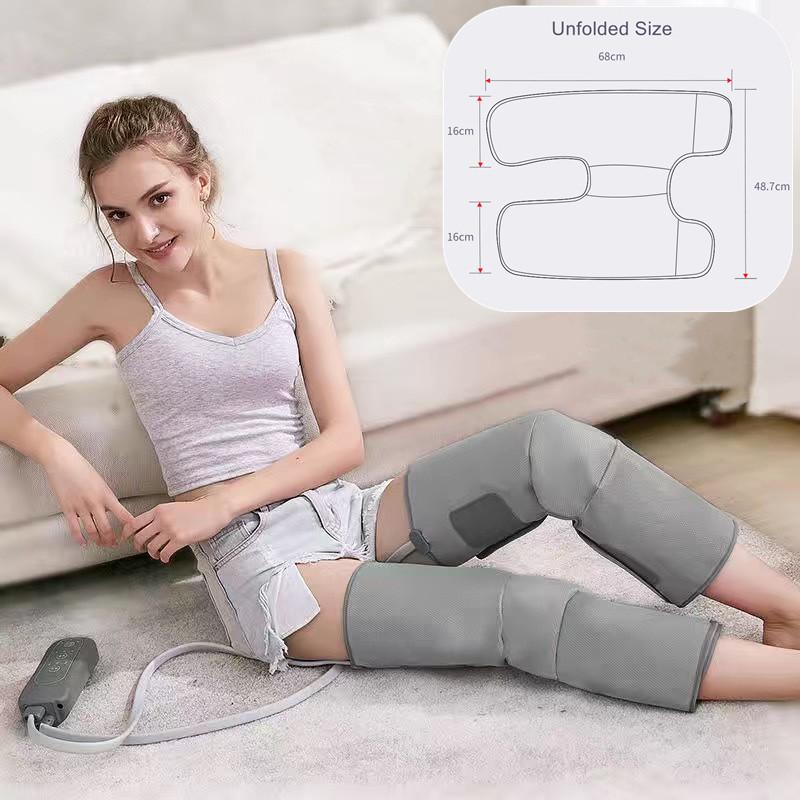 Heating Air Compression Leg Foot Massager Pain Relief Improve Circulation Calf Massage Machine Multifunctional Leg Massager