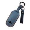 Mini Cooper Key Genuine Leather Fits F65 F66 F67 J01 J05 U25 Mini Antique Elegance Genuine Leather Key Cover [Nacalikeey] Case, Case, Cooper. (Blue)