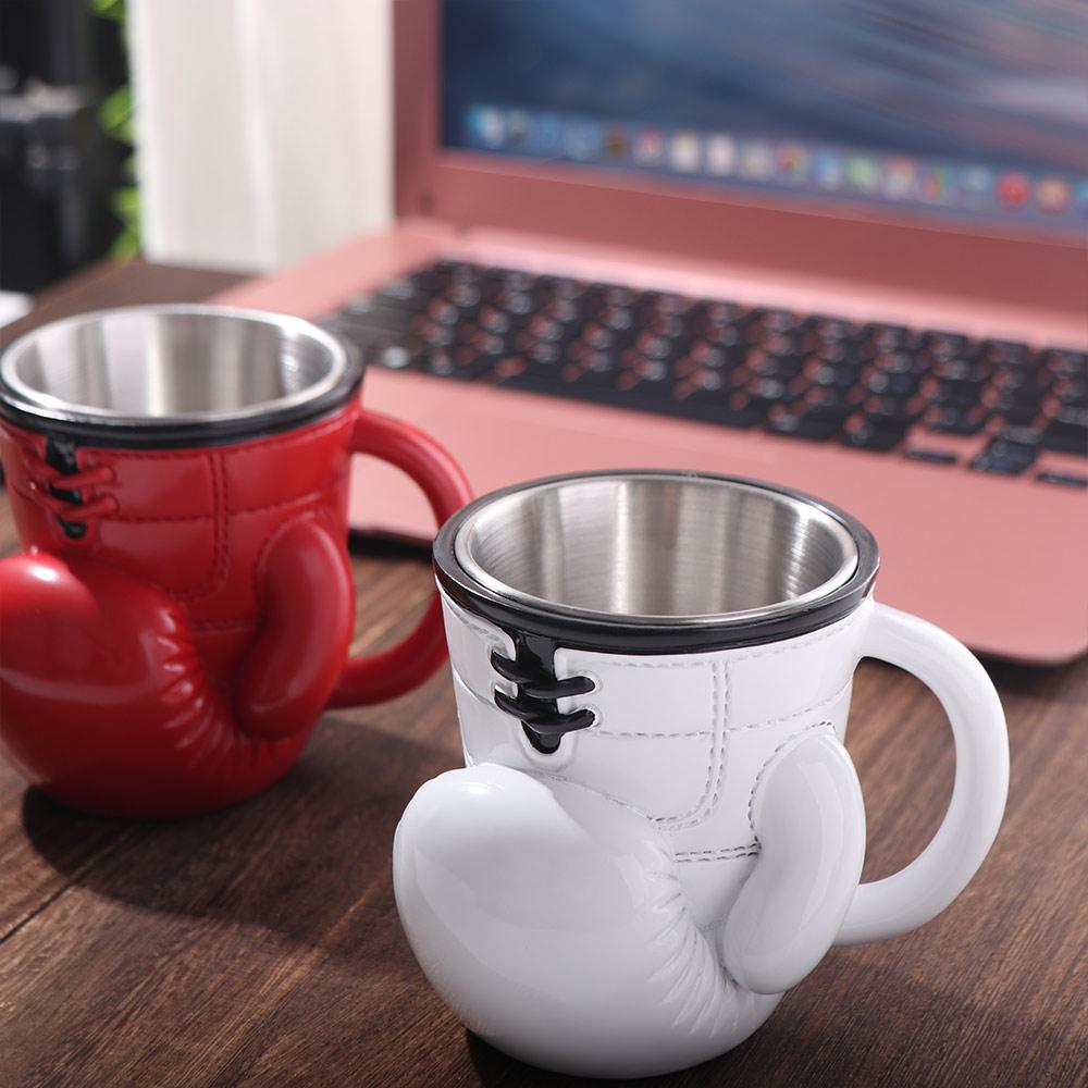 Design Rękawicy Bokserskiej Kubek do Kawy o Tematyce Bokserskiej Design Tematyczny Kubek do Herbaty o Tematyce Bokserskiej Dekoracja Samochodu