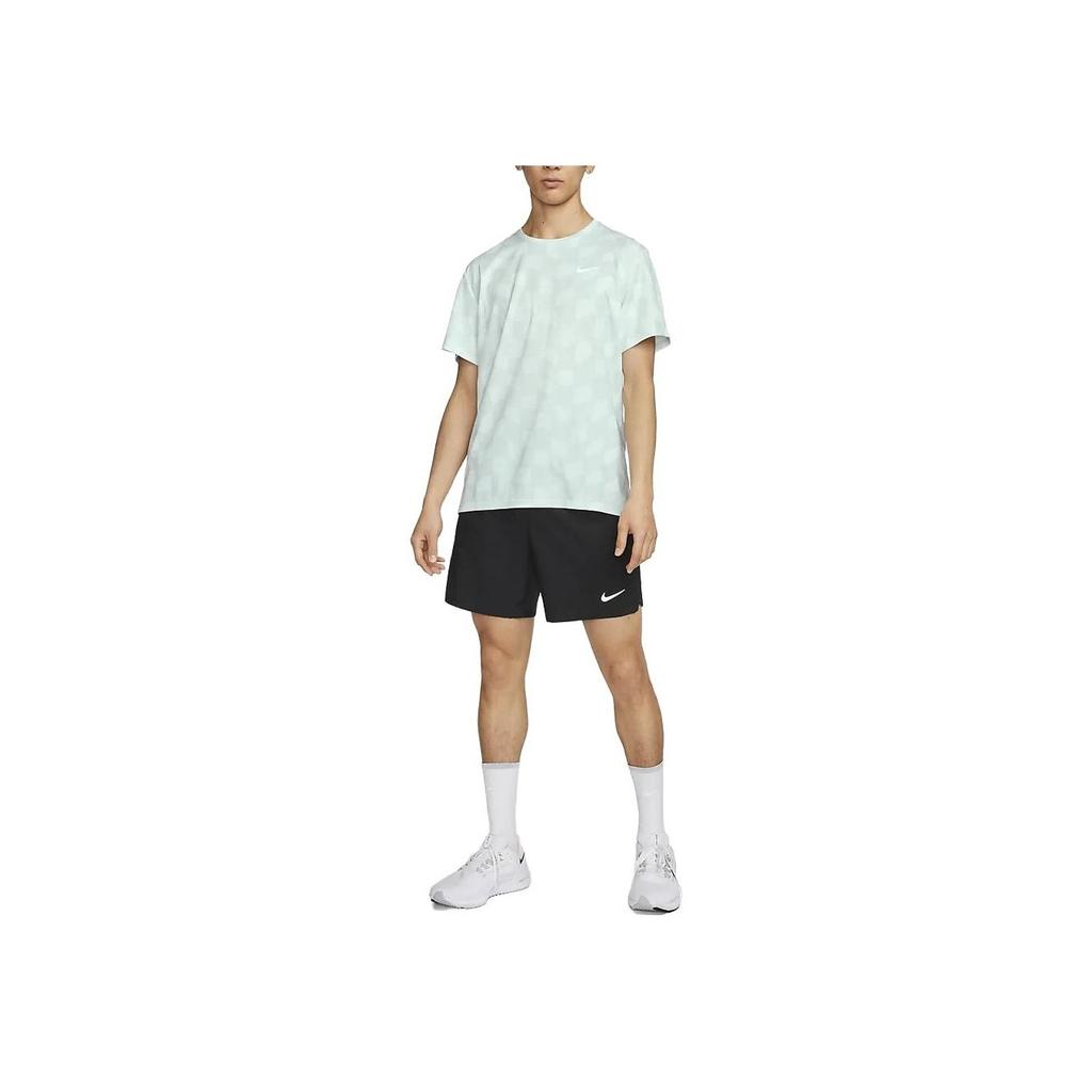 Nike Dri-FIT All-Over Print Crew Neck T-Shirt Men Tops Light-Green DX0871-025