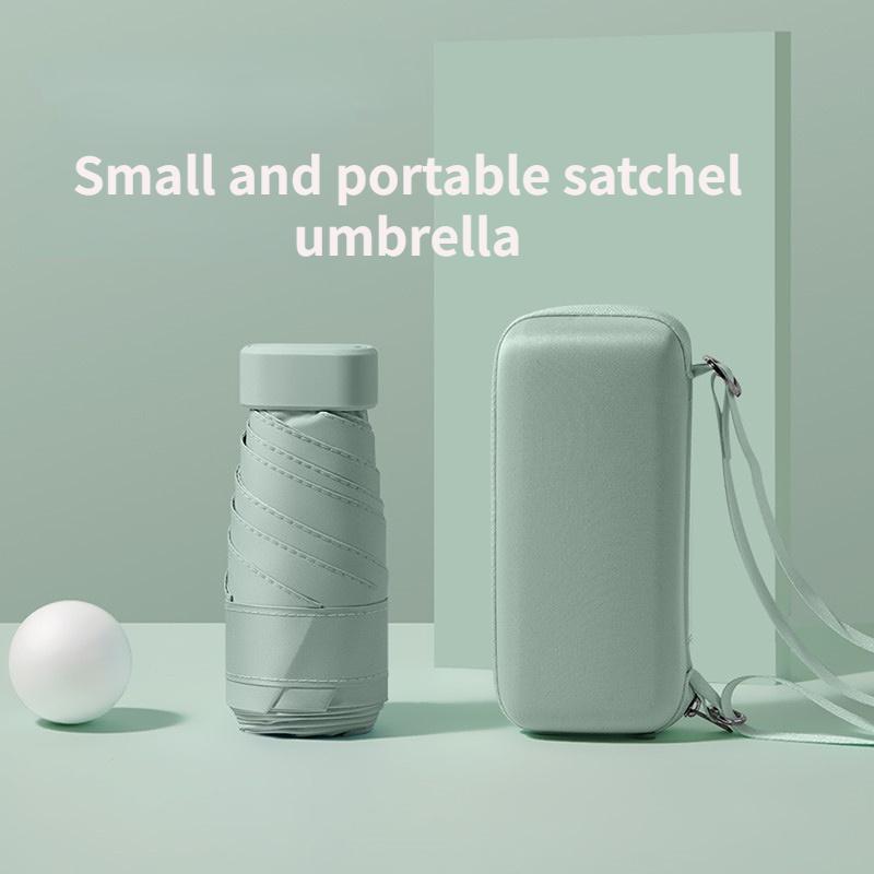 

Мини-зонтик от солнца. Защита от солнца. Защита от ультрафиолета. Однотонный капсульный зонт. Компактный и портативный.