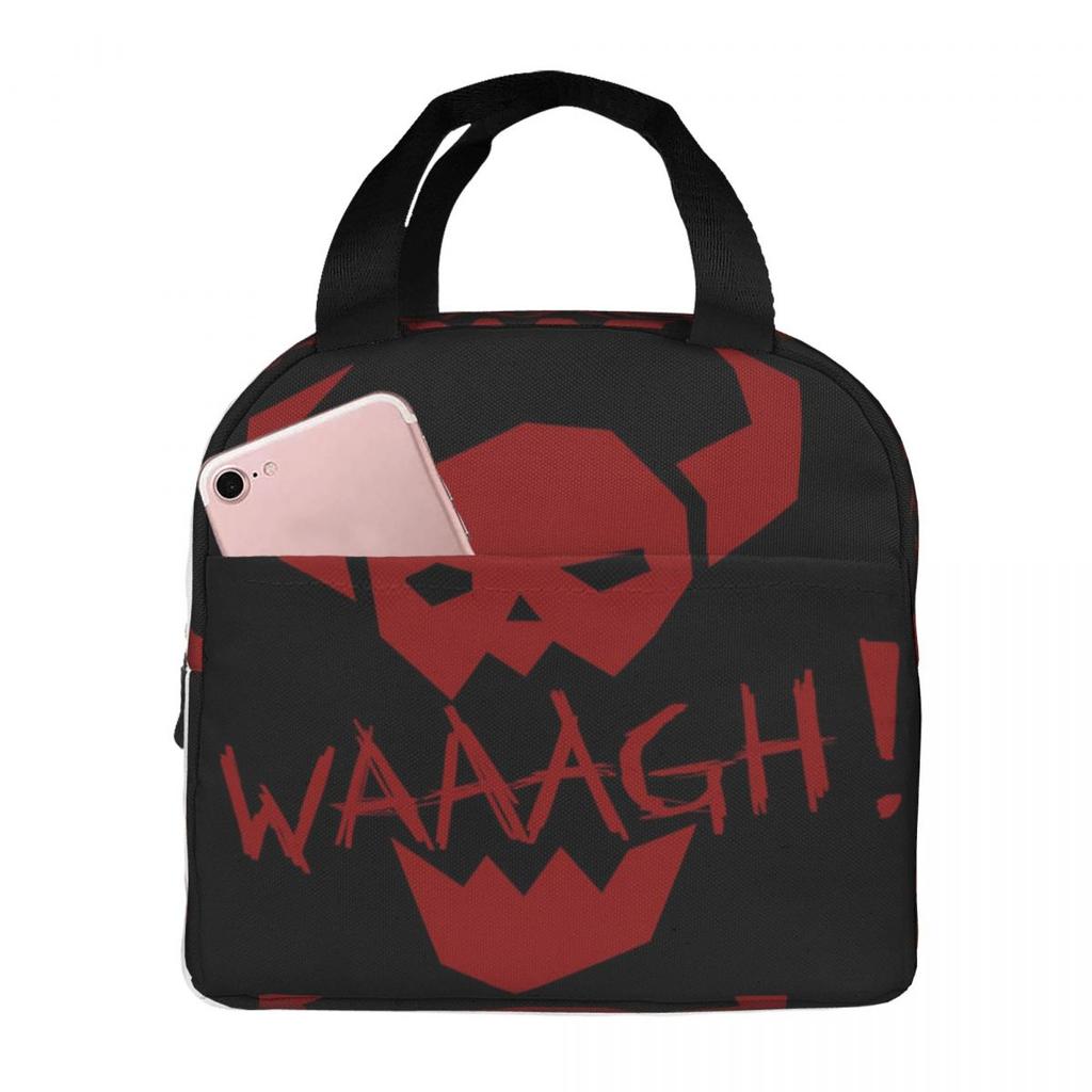 Ork WAAAGH! Insulated Lunch Bag for Women Office Cooler Thermal Food Box Tote Leakproof Lunch Boxes Container