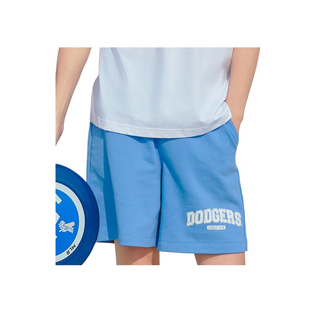 New MLB Los Angeles Dodgers Casual Shorts Unisex Light Blue 3ASPV0633-07CBL